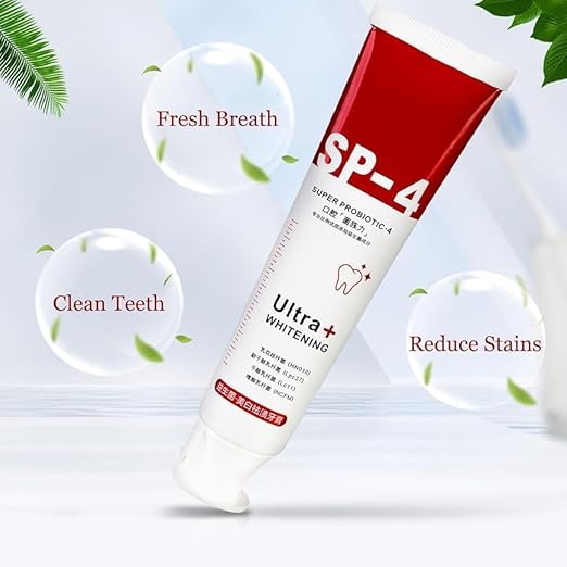 SP-4 Ultra Brightening Whitening Toothpaste (Pack of 2) – Removes Stains & Protects Enamel