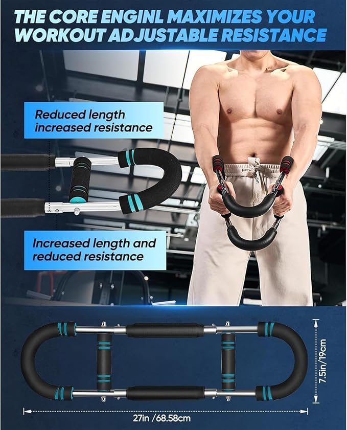 Adjustable Chest Workout Equipment (40-90lb) - blue