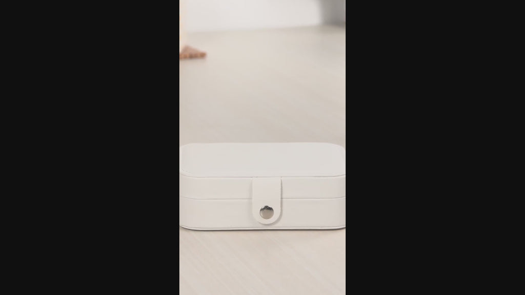 Travel Jewellery Organizer Box – Multi-Compartment Storage Case