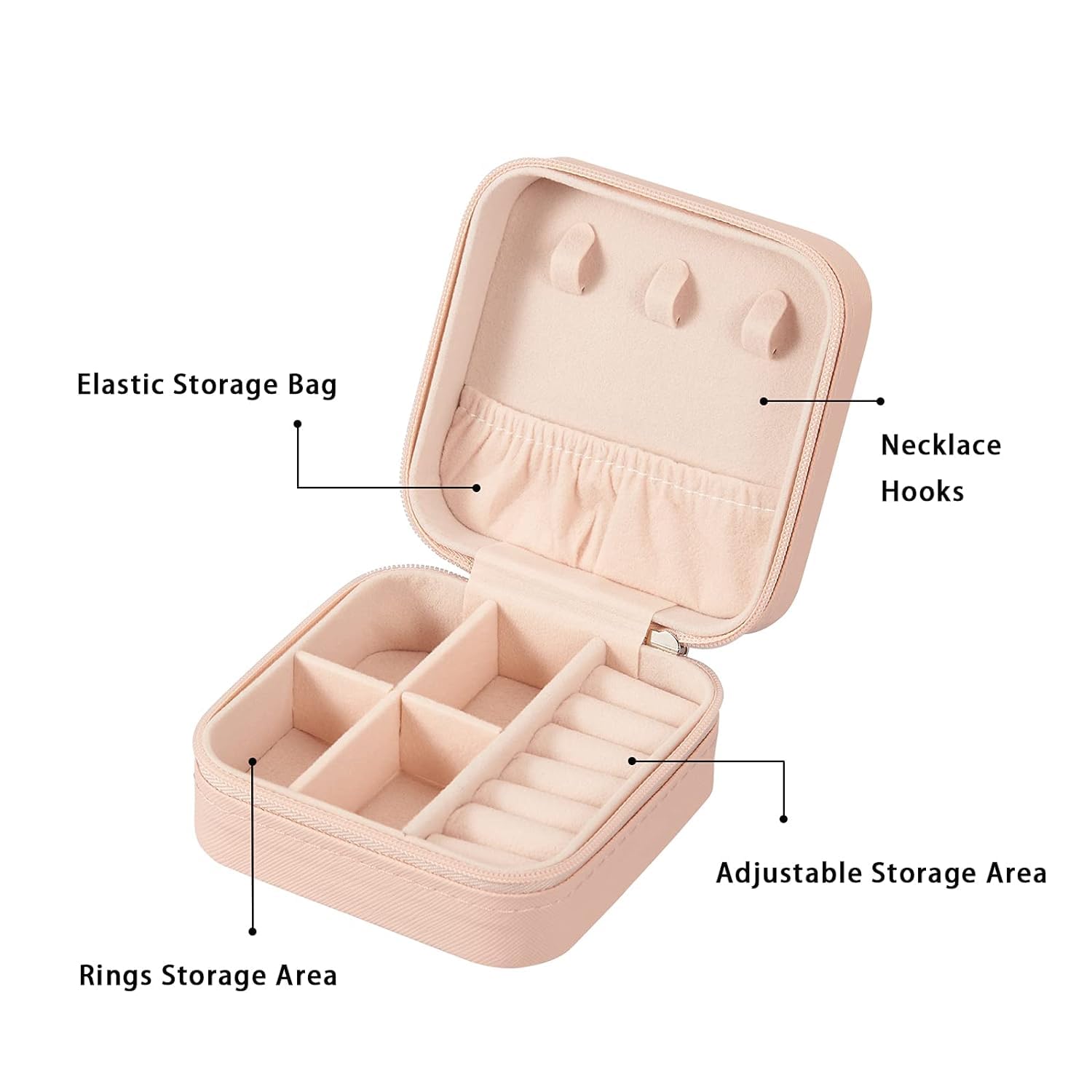 Mini Travel Jewellery Organizer Box – Portable Multi-Compartment Case | Buy 1 Get 1 Free